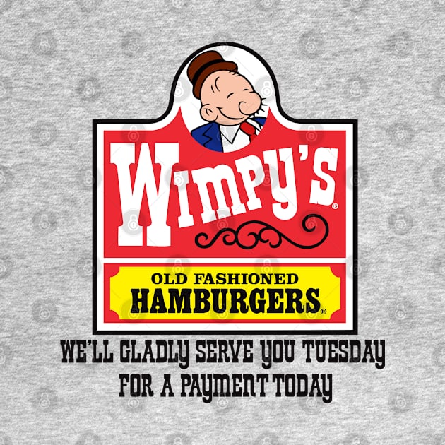 Wimpy's Old Fashioned Burgers by Alema Art